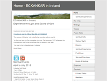 Tablet Screenshot of eckankar-ireland.org